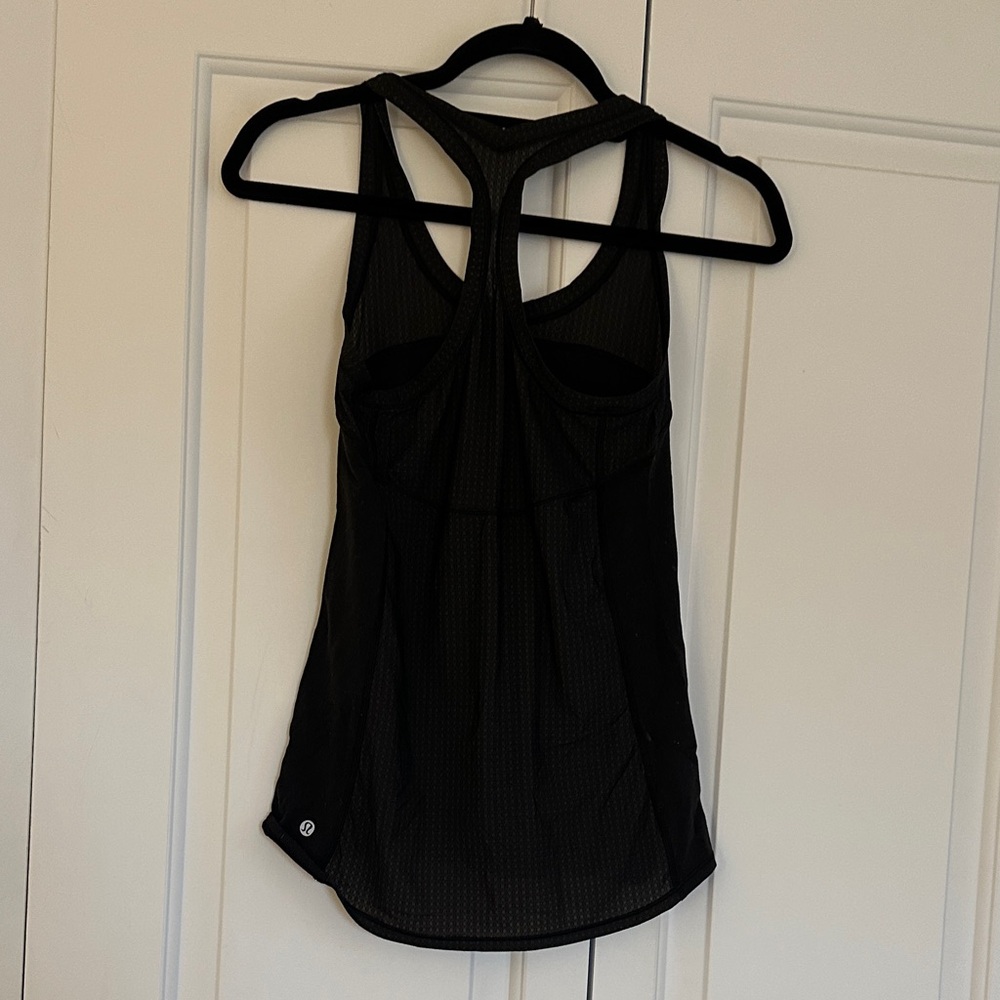 Black lululemon Racerback Athletic Tank Top